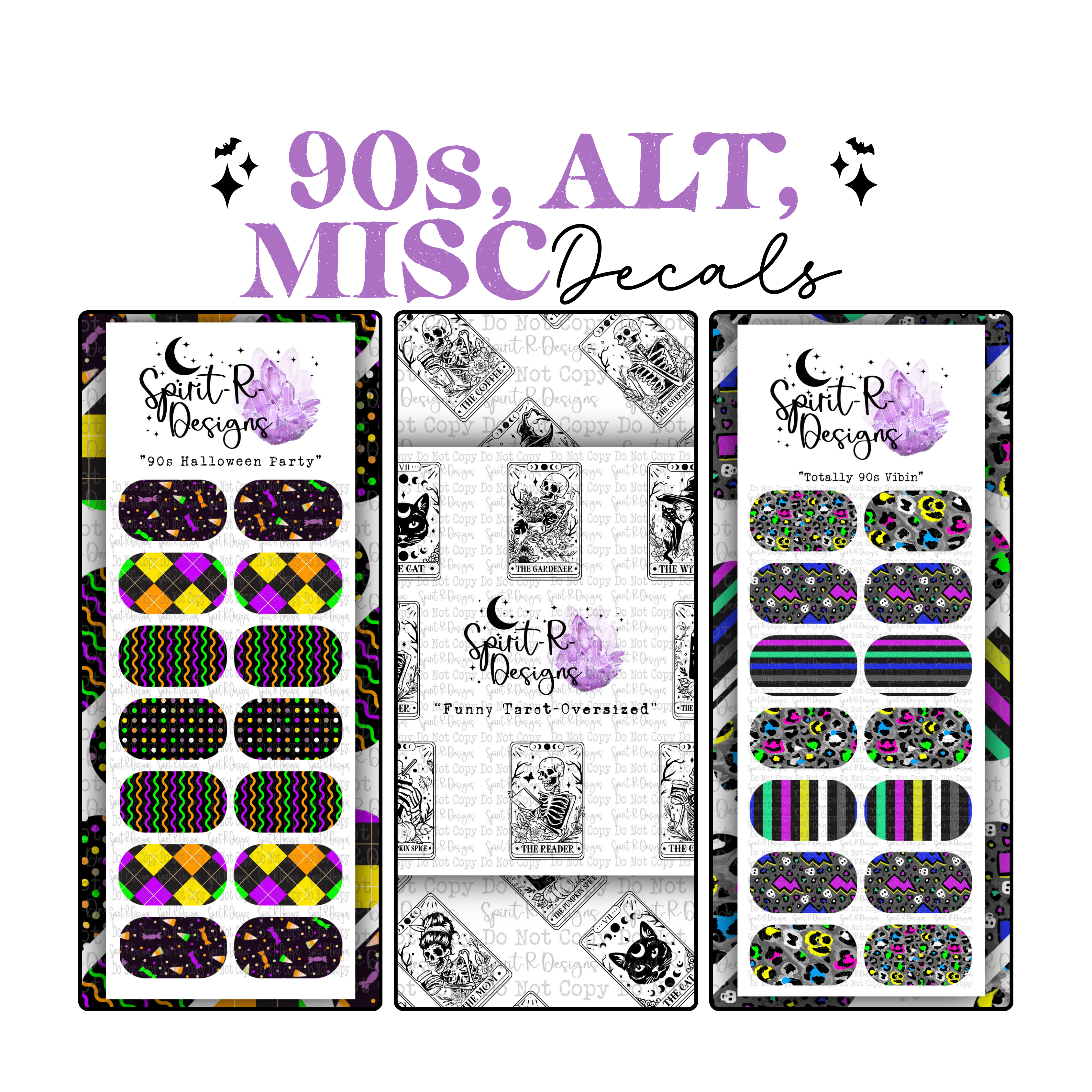 90s Nostalgia ~ 40 Page A5 Reusable Sticker Book – Le Spirit Designs