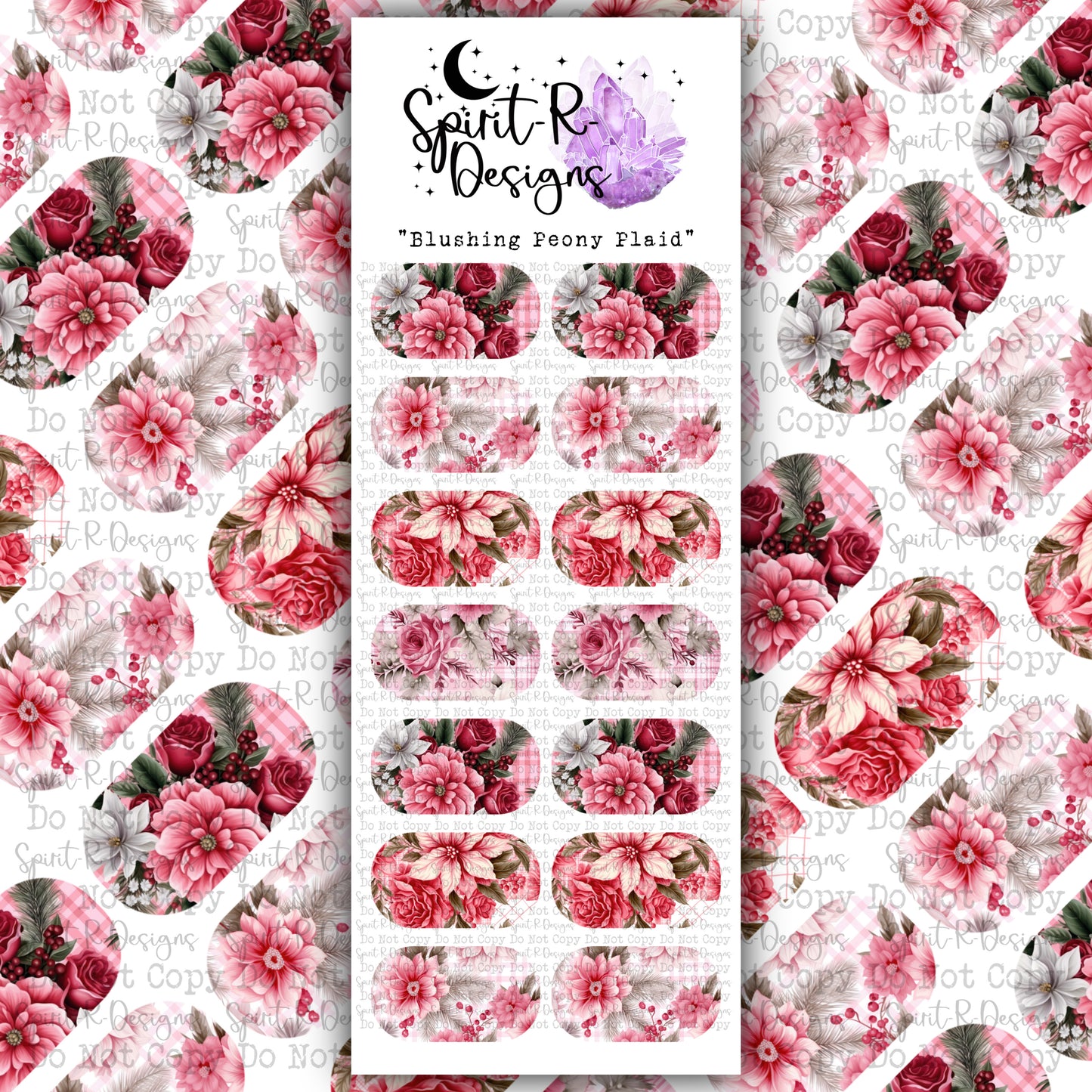 Blushing Peony Plaid