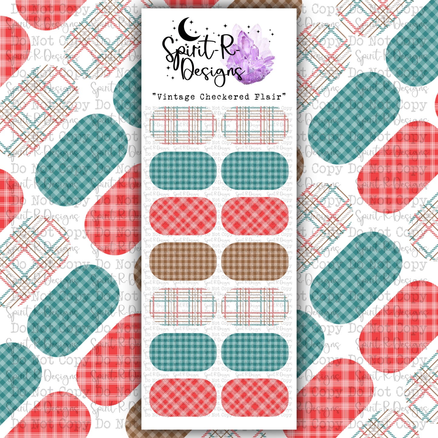 Vintage Checkered Flair