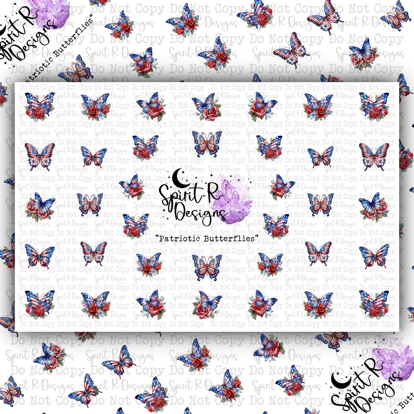 Patriotic Butterflies
