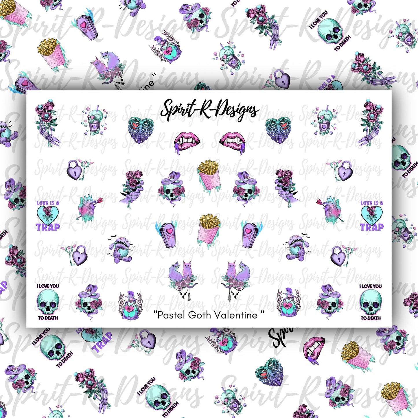 Pastel Goth Valentine