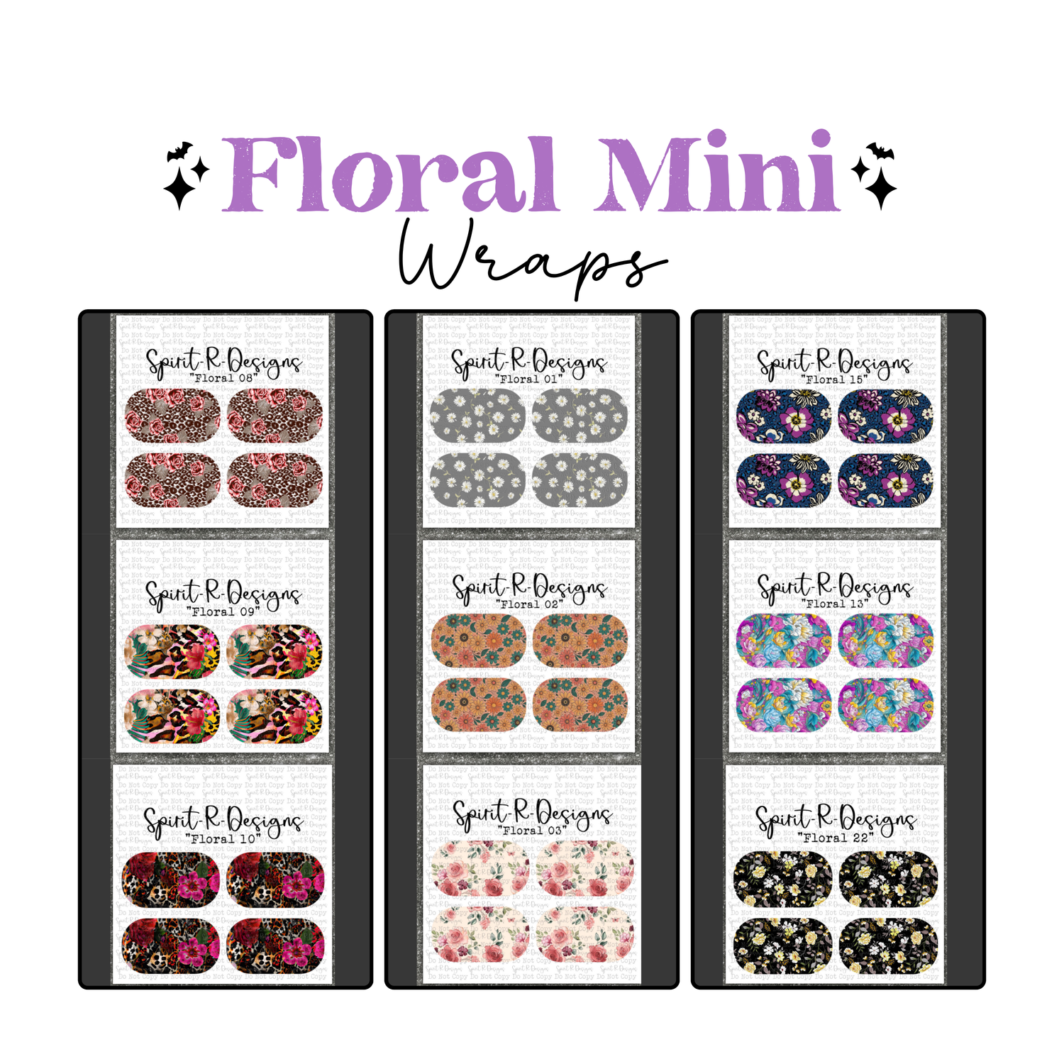 Floral Mini Wrap Sets