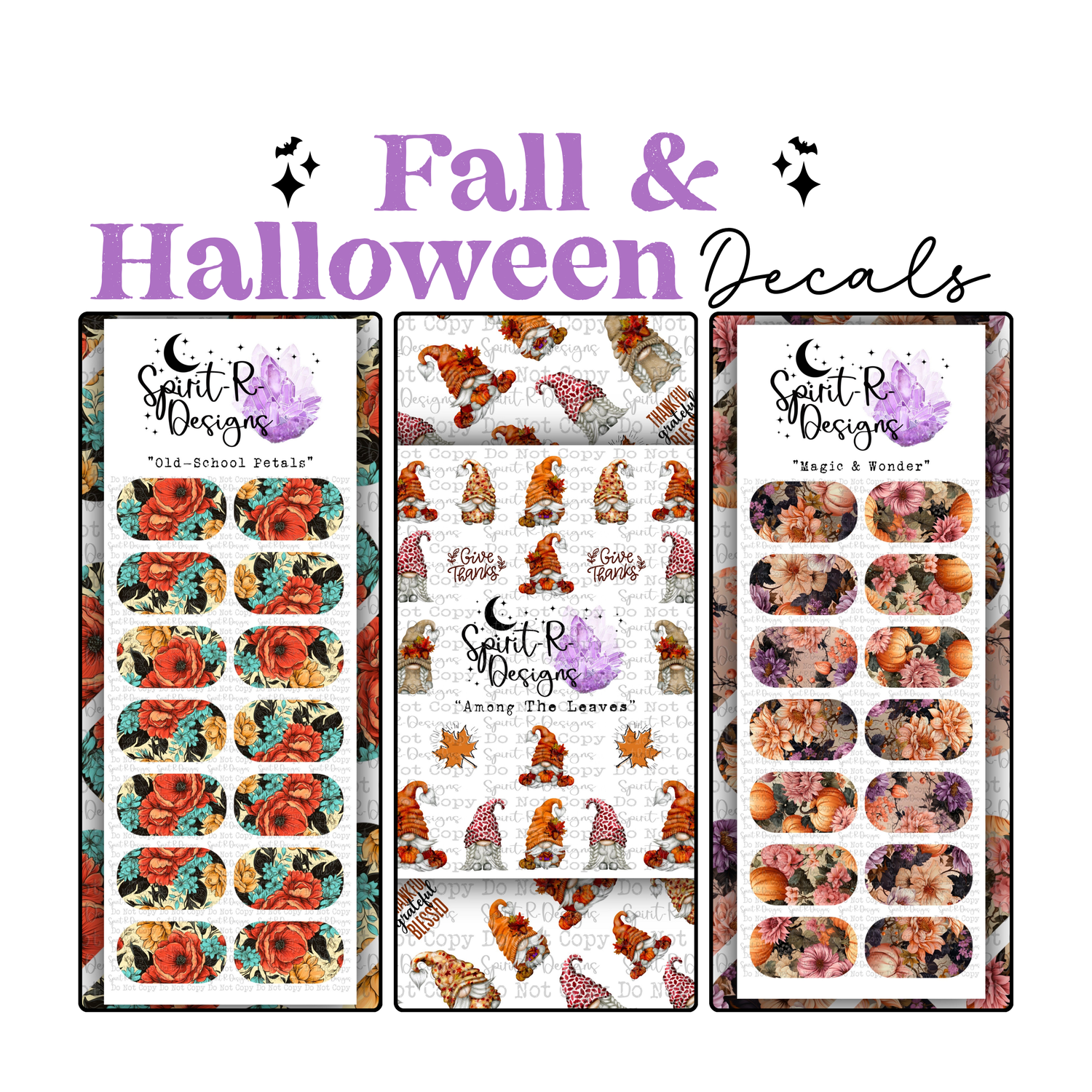 Fall & Halloween Decals