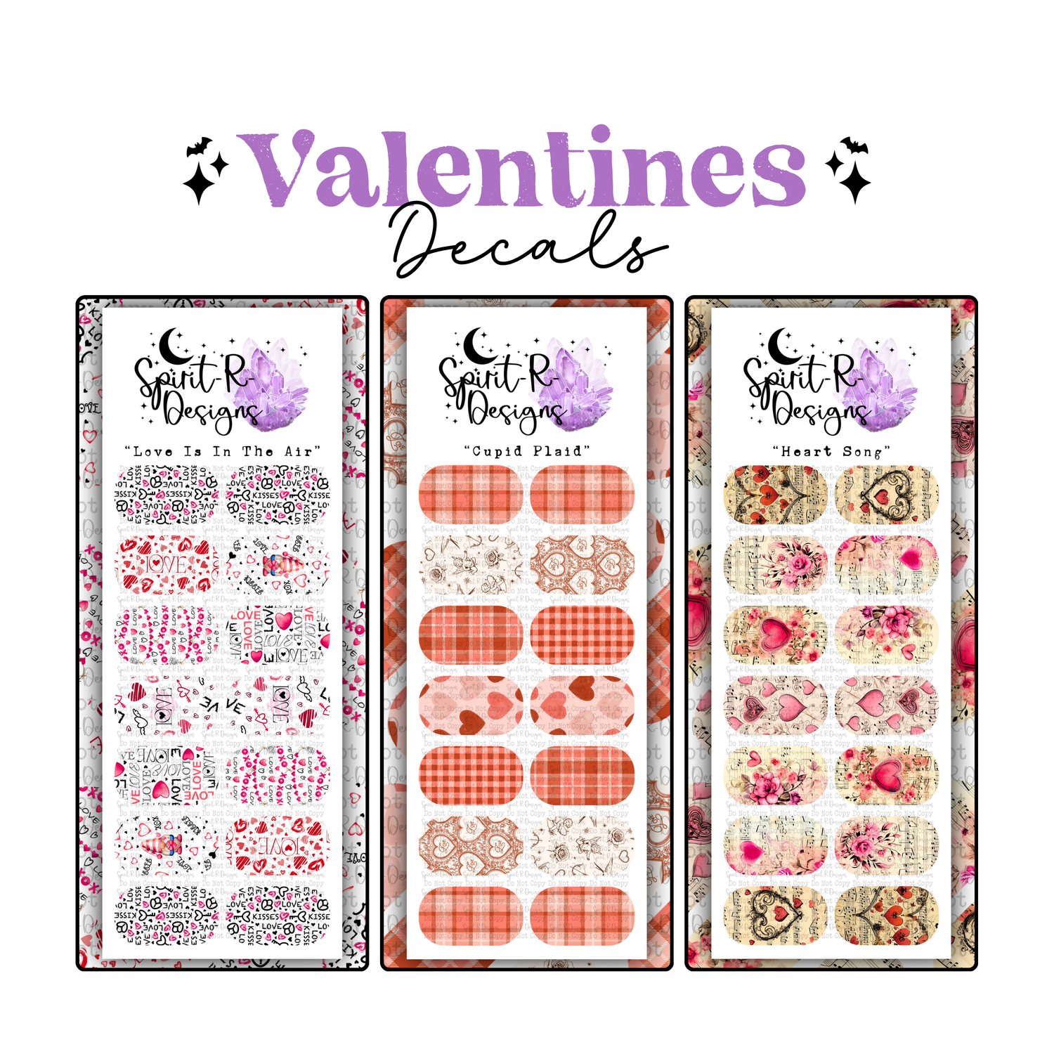 Valentines Decals