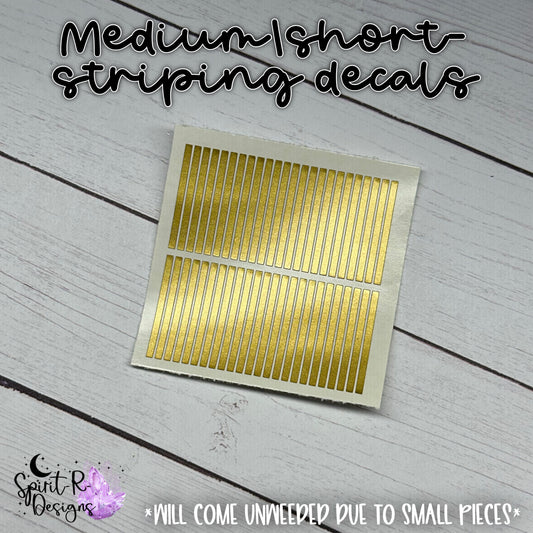 Medium/Short - Striping Decals
