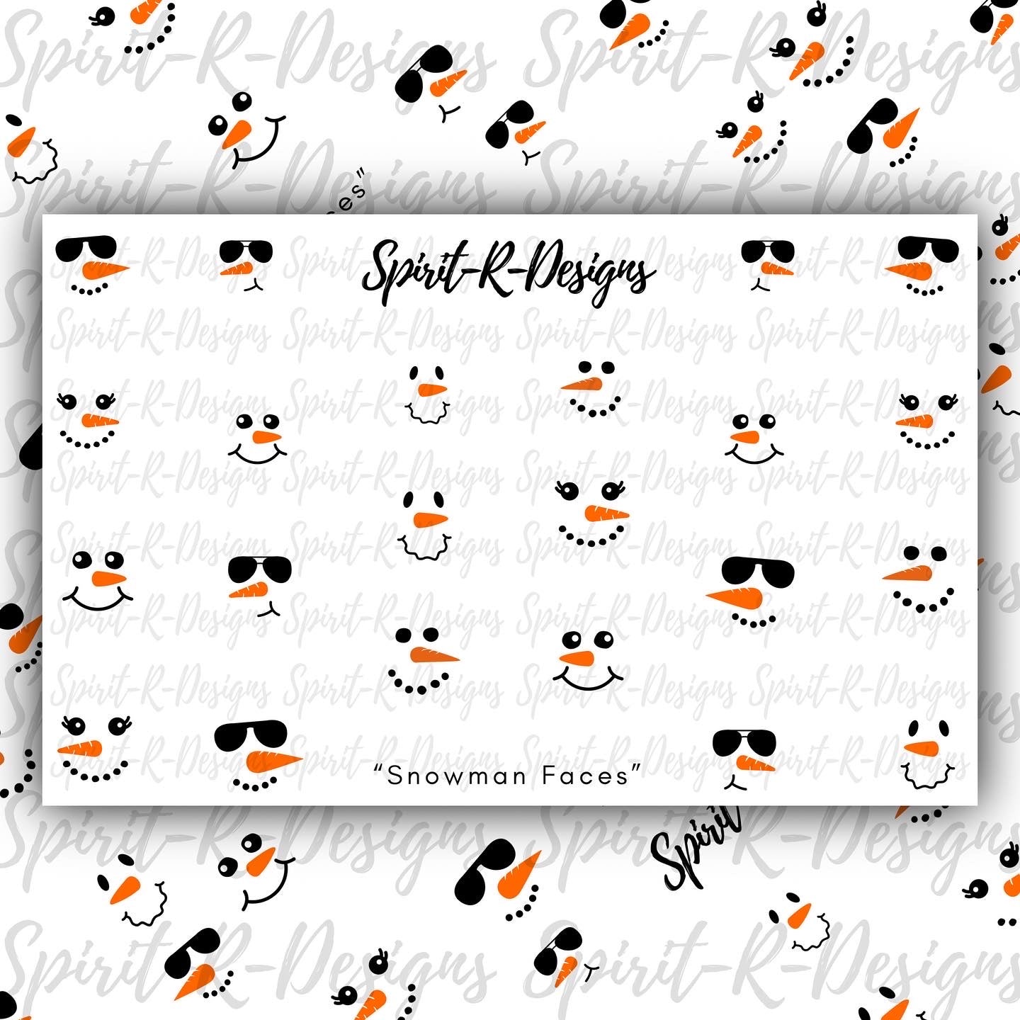 Snowman Faces