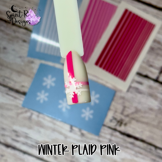 Pink Winter Plaid Pack