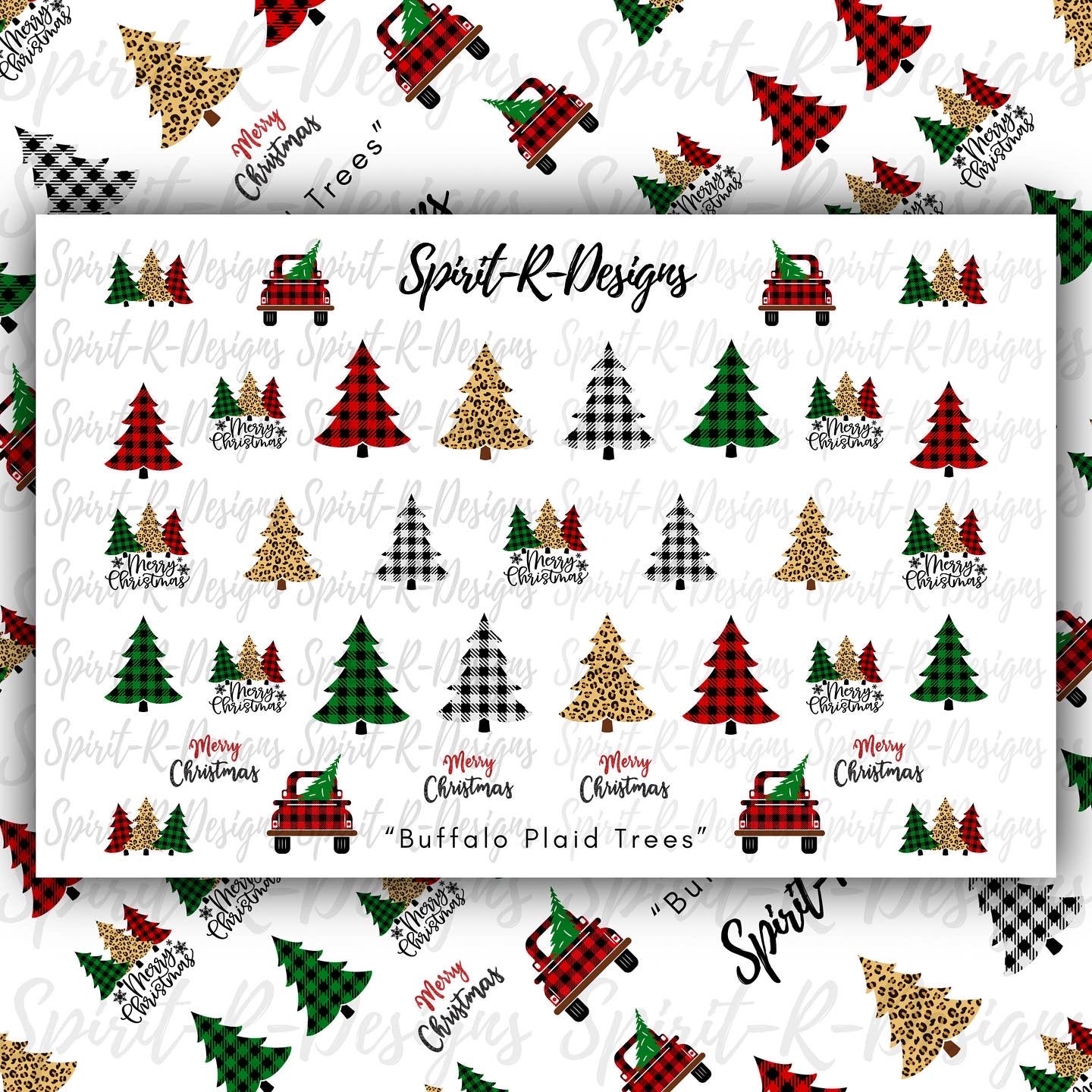 Buffalo Plaid Trees