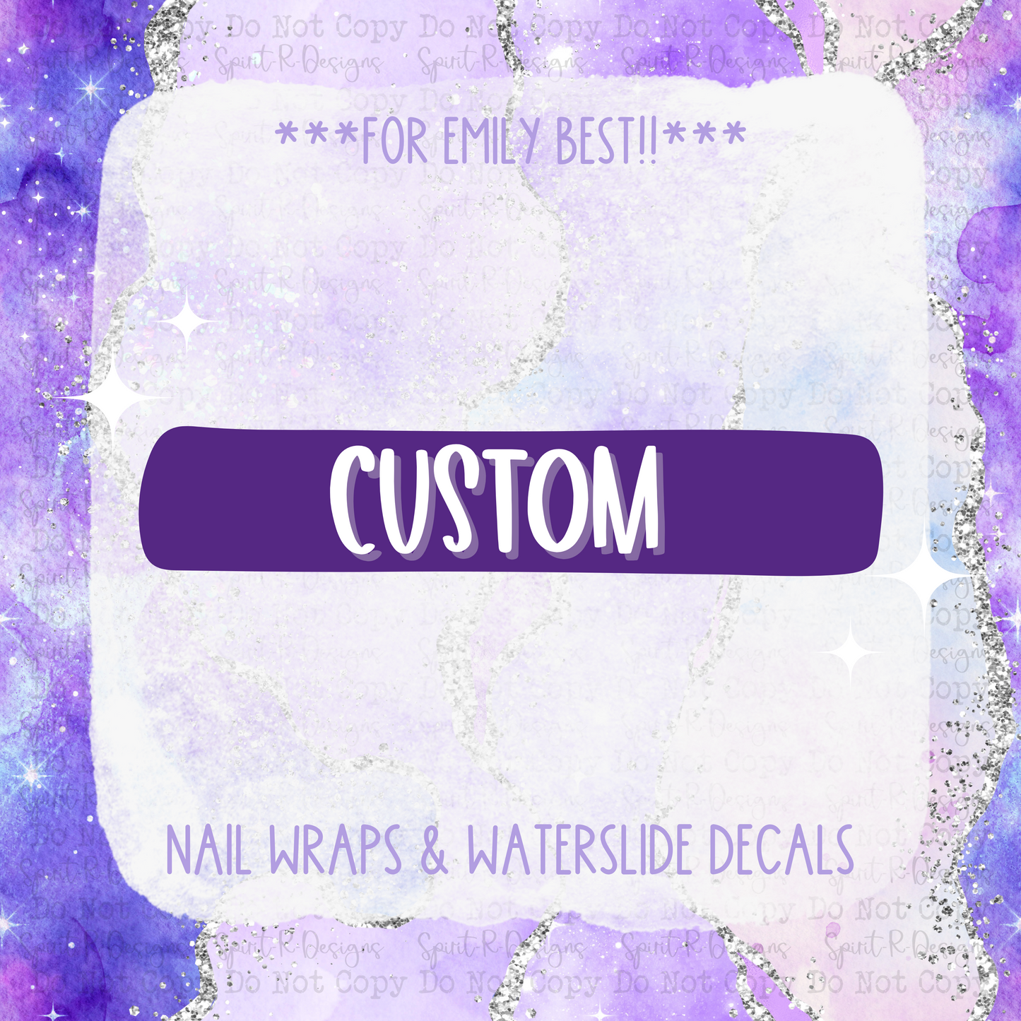 Custom Decals *Emily Best*