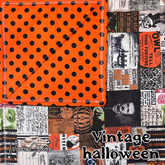 Vintage Halloween Nail Mat